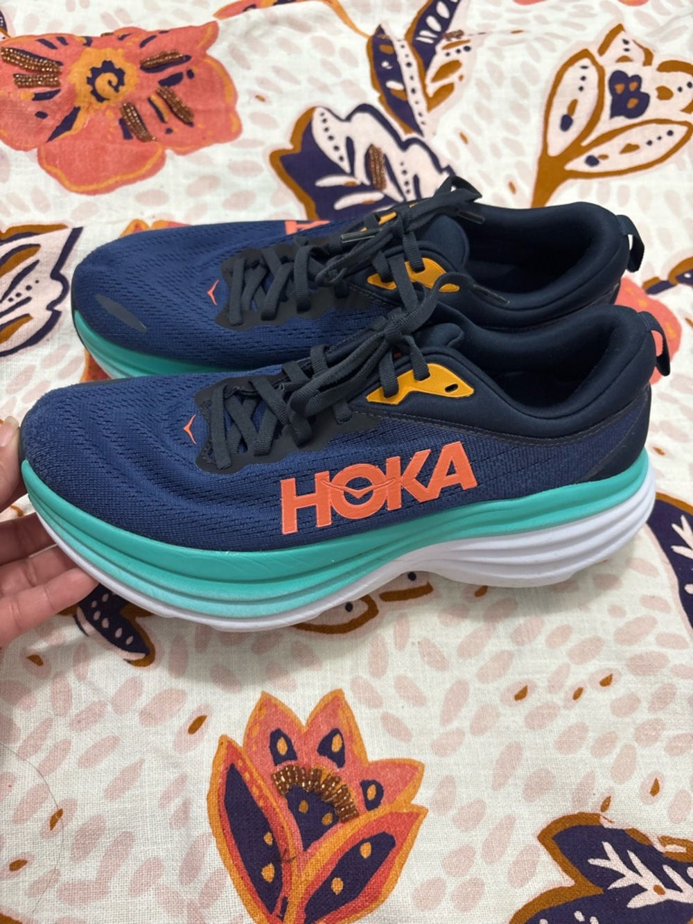 Hoka Bondi 8 Athletic Sneakers Size 9